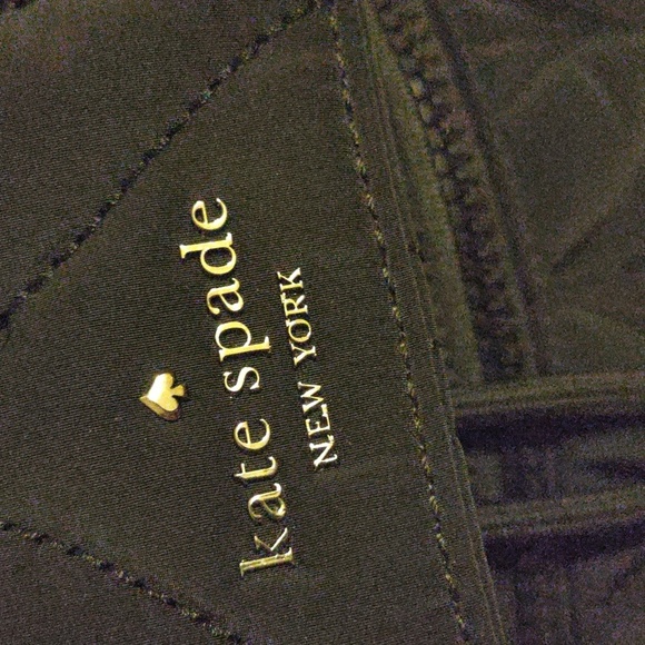 KATE SPADE ELLIE LARGE FLAP BACKPACK BLACK QUILTED - Picture 8 of 13